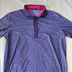 Greyson Purple and Pink Polo Shirt